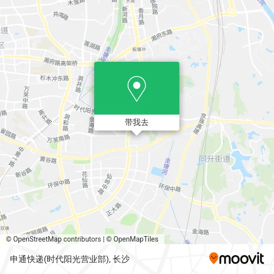 申通快递(时代阳光营业部)地图