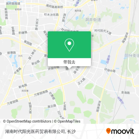 湖南时代阳光医药贸易有限公司地图
