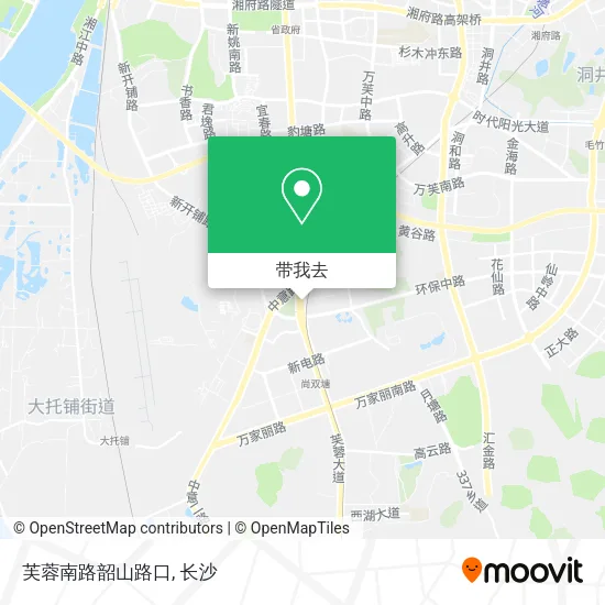 芙蓉南路韶山路口地图