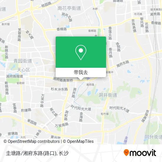 圭塘路/湘府东路(路口)地图