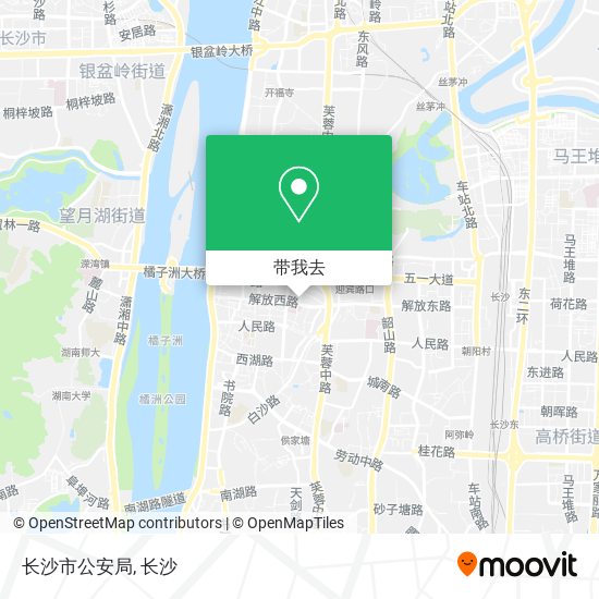 长沙市公安局地图