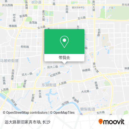 远大路新旧家具市场地图