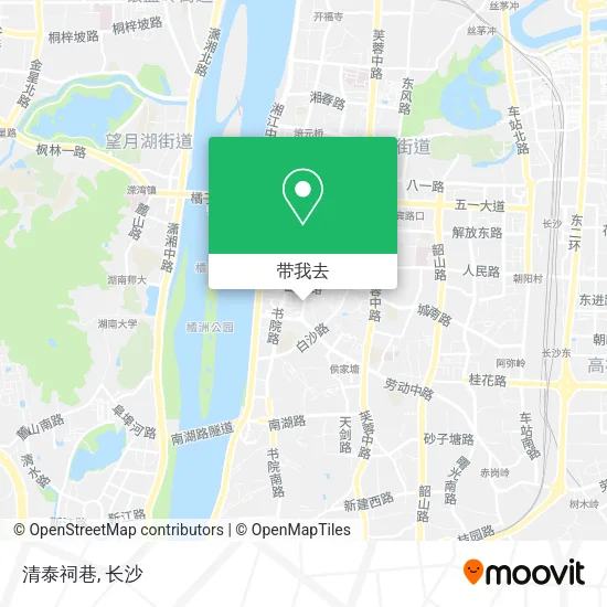 清泰祠巷地图