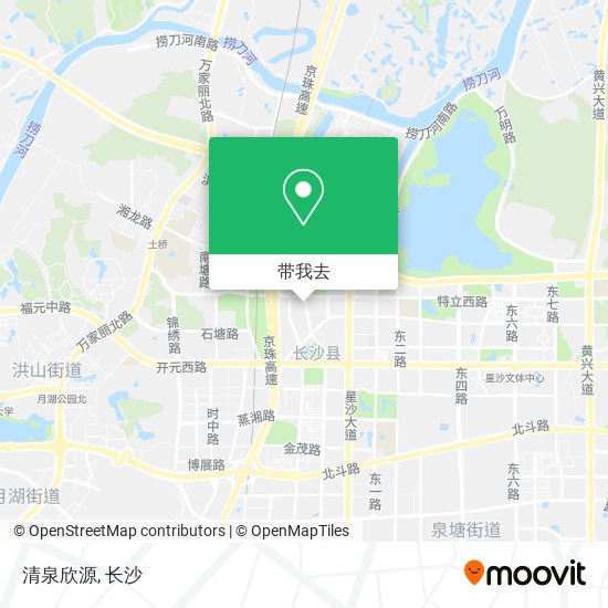 清泉欣源地图