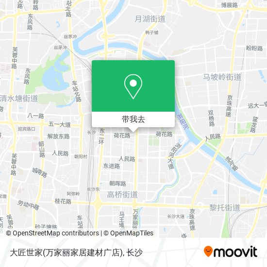 大匠世家(万家丽家居建材广店)地图