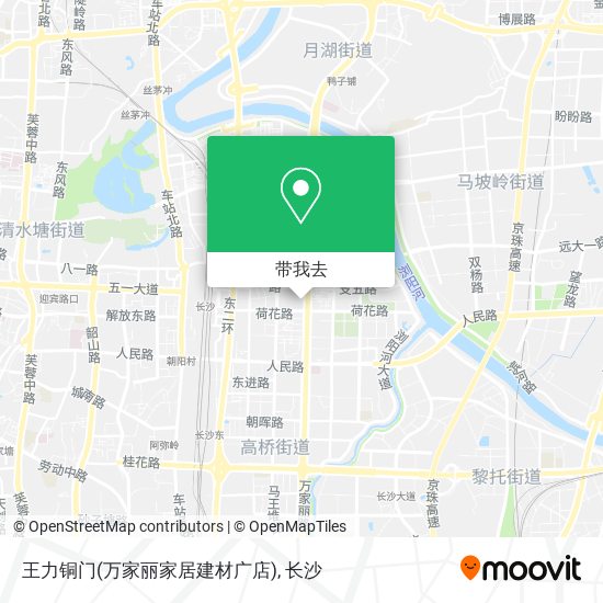 王力铜门(万家丽家居建材广店)地图