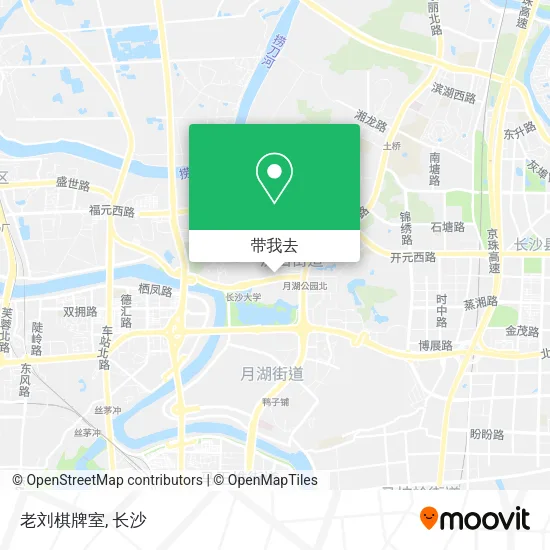 老刘棋牌室地图