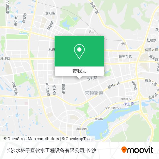 长沙水杯子直饮水工程设备有限公司地图