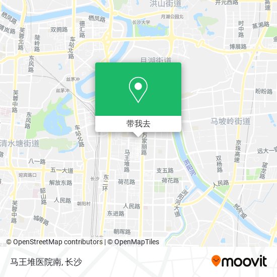 马王堆医院南地图