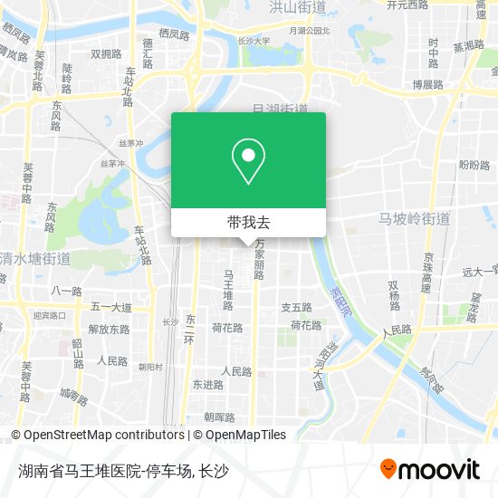 湖南省马王堆医院-停车场地图