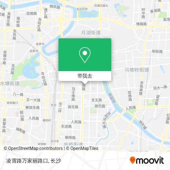 凌霄路万家丽路口地图