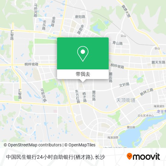中国民生银行24小时自助银行(栖才路)地图