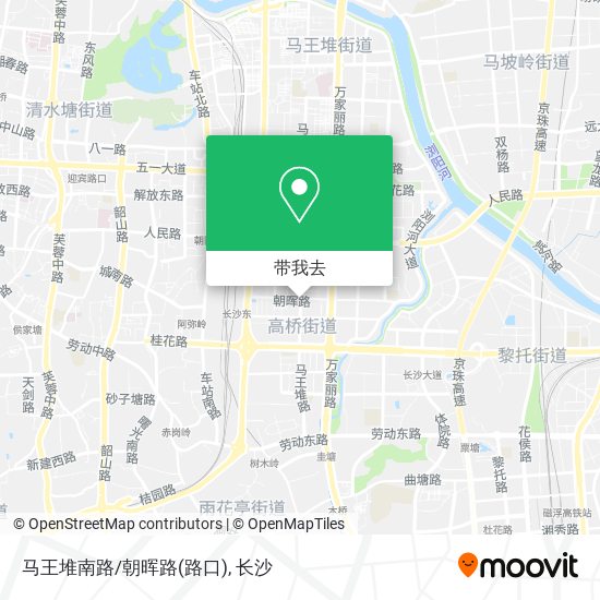 马王堆南路/朝晖路(路口)地图