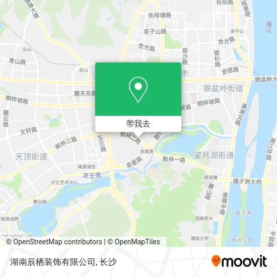 湖南辰栖装饰有限公司地图