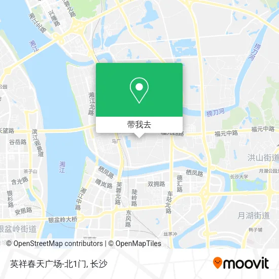 英祥春天广场-北1门地图