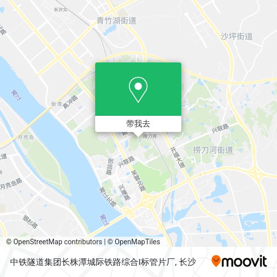 中铁隧道集团长株潭城际铁路综合I标管片厂地图