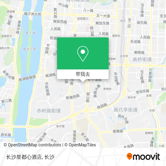 长沙星都心酒店地图