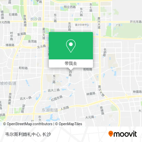 韦尔斯利婚礼中心地图