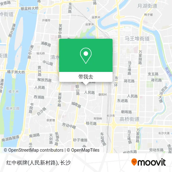 红中棋牌(人民新村路)地图