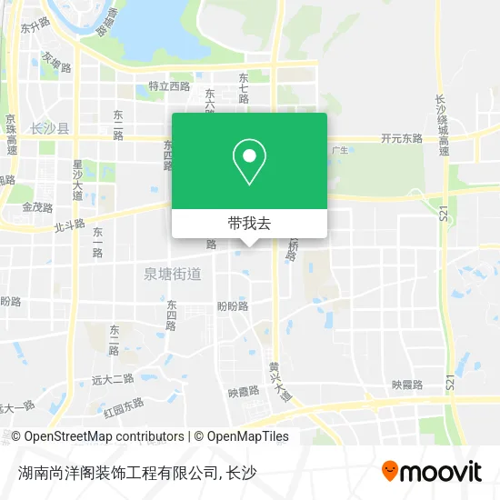 湖南尚洋阁装饰工程有限公司地图