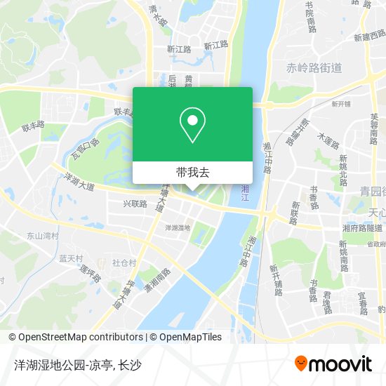 洋湖湿地公园-凉亭地图
