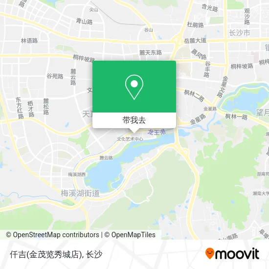 仟吉(金茂览秀城店)地图
