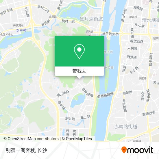 别宿一阁客栈地图