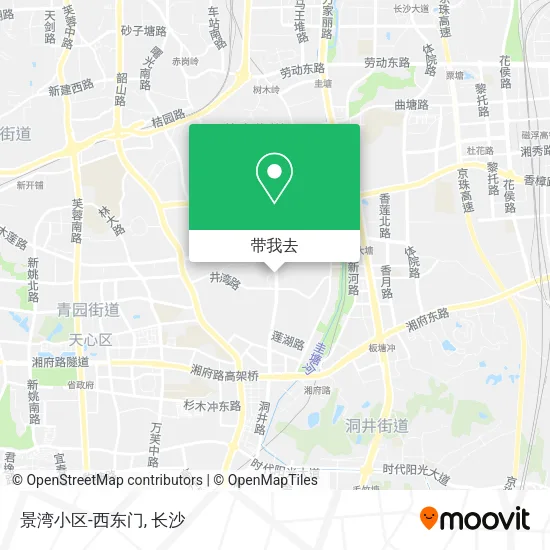 景湾小区-西东门地图