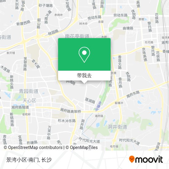 景湾小区-南门地图