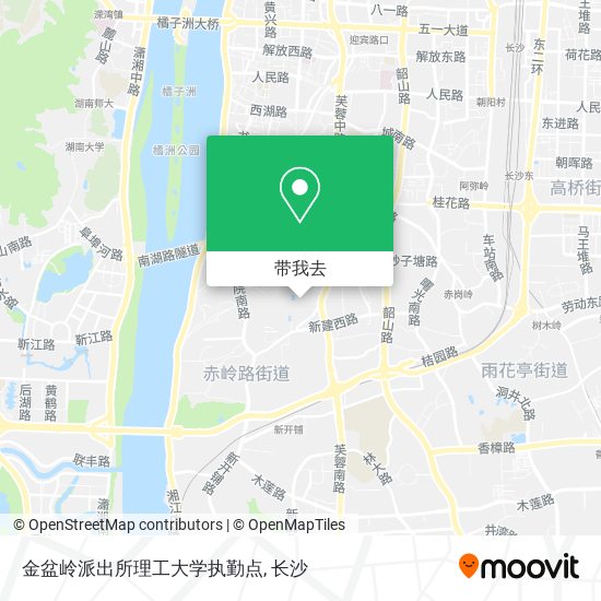 金盆岭派出所理工大学执勤点地图