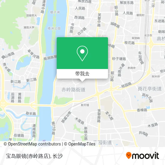 宝岛眼镜(赤岭路店)地图