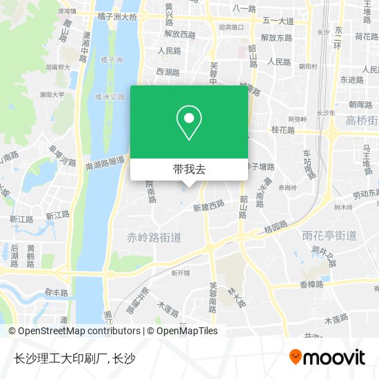 长沙理工大印刷厂地图