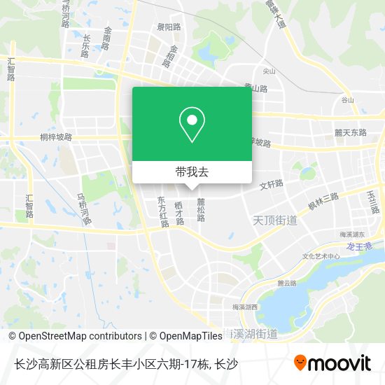 长沙高新区公租房长丰小区六期-17栋地图