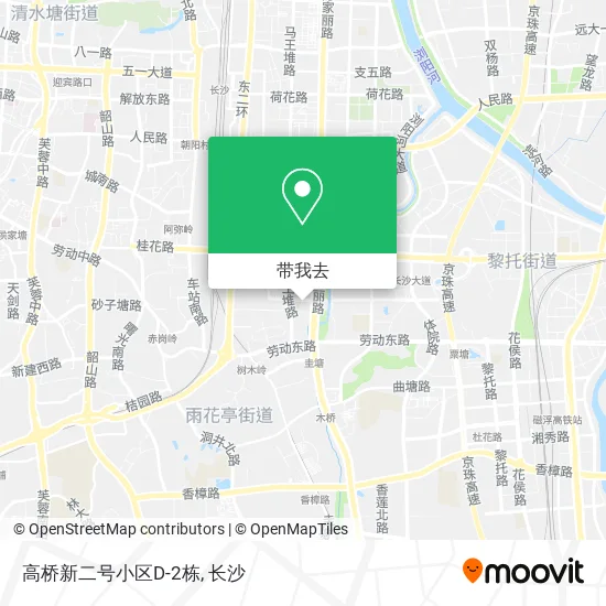 高桥新二号小区D-2栋地图