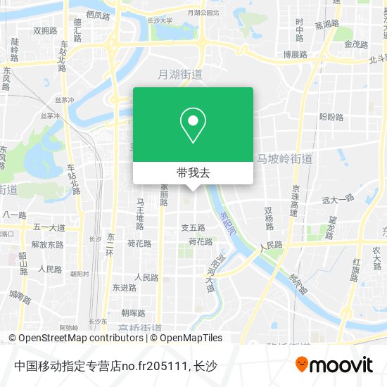 中国移动指定专营店no.fr205111地图