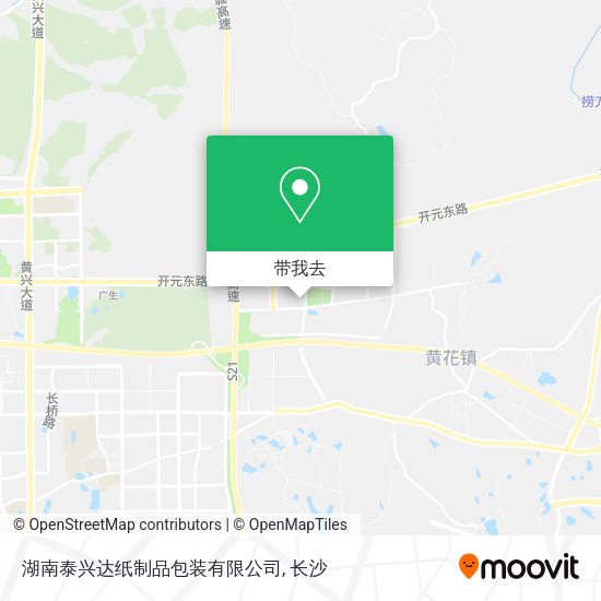 湖南泰兴达纸制品包装有限公司地图