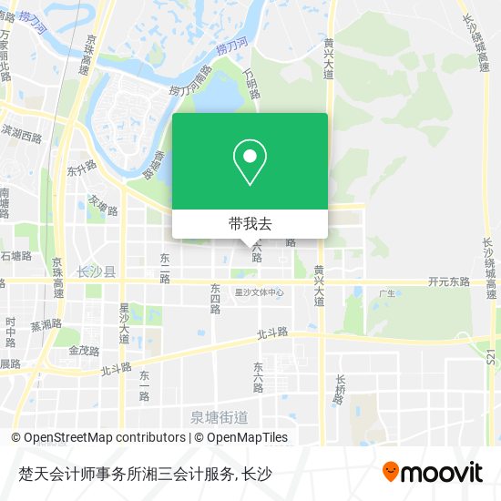 楚天会计师事务所湘三会计服务地图