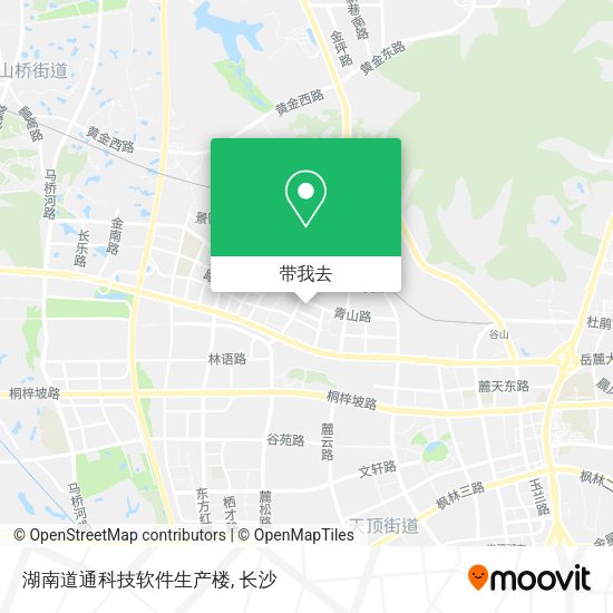 湖南道通科技软件生产楼地图
