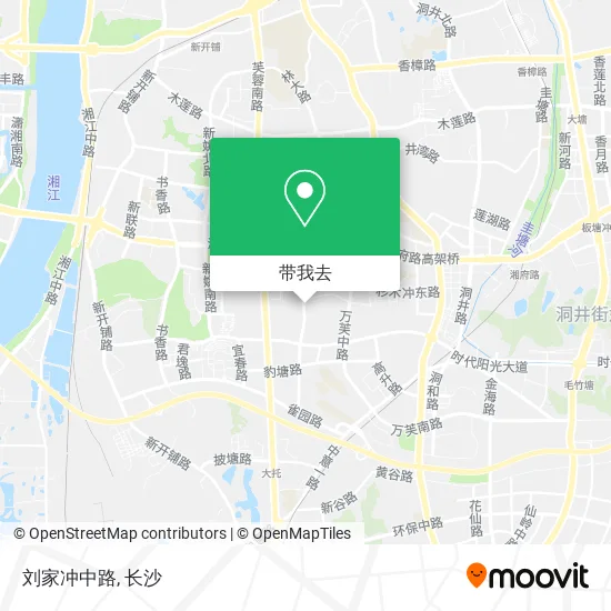 刘家冲中路地图