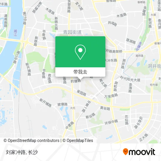刘家冲路地图