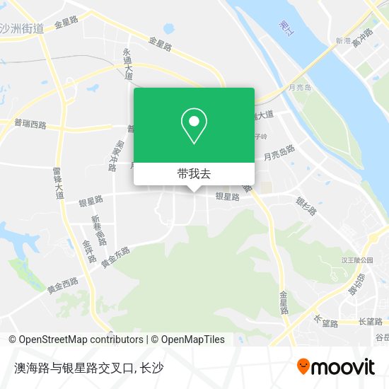 澳海路与银星路交叉口地图