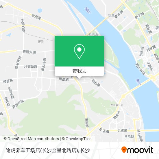 途虎养车工场店(长沙金星北路店)地图