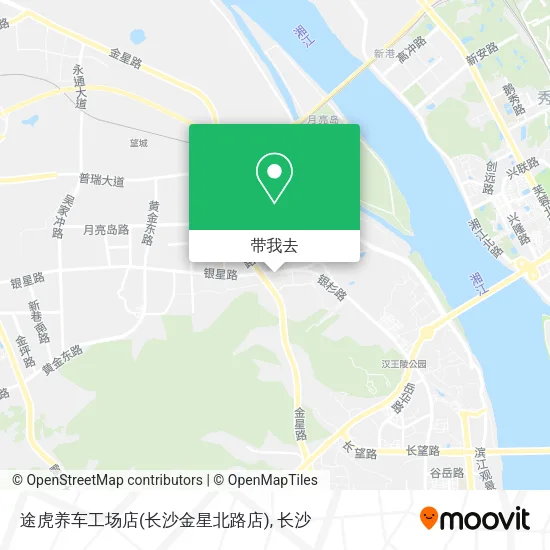 途虎养车工场店(长沙金星北路店)地图