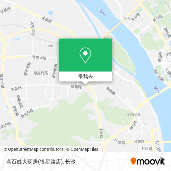 老百姓大药房(银星路店)地图