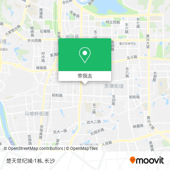 楚天世纪城-1栋地图