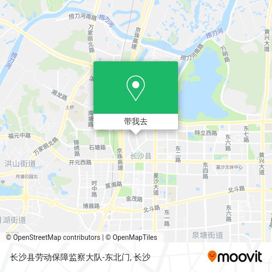 长沙县劳动保障监察大队-东北门地图