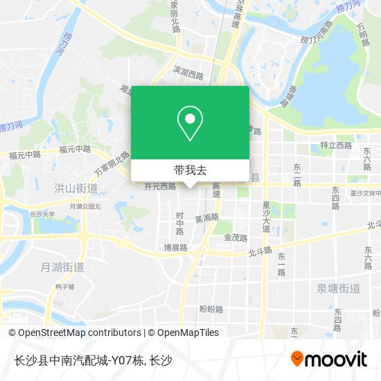 长沙县中南汽配城-Y07栋地图