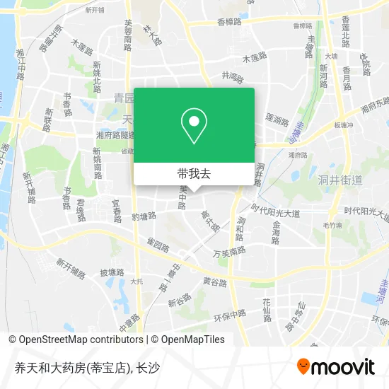 养天和大药房(蒂宝店)地图