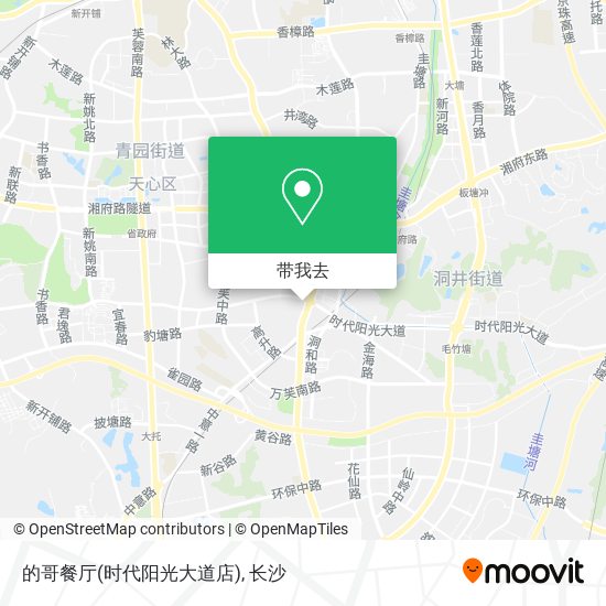 的哥餐厅(时代阳光大道店)地图