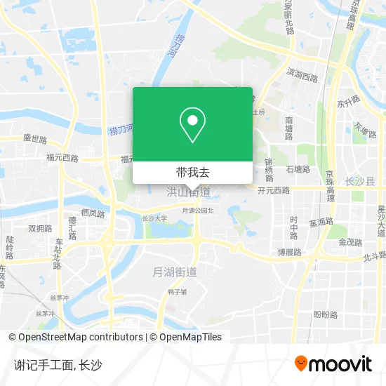 谢记手工面地图